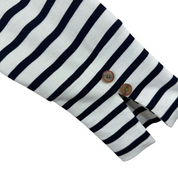 J Jill Medium Top Striped Pullover Black & White Long Sleeve Womens - Picture 16 of 16